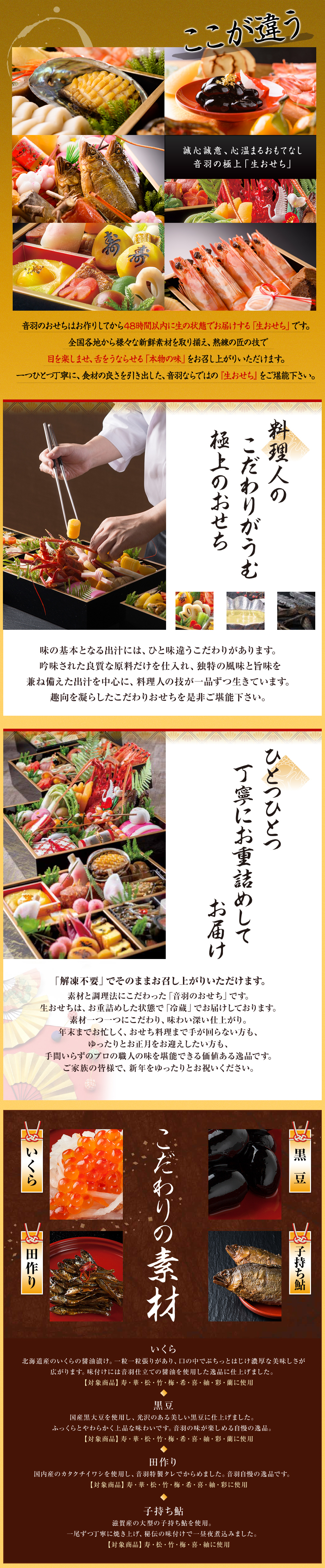 音羽のおせちはここが違う